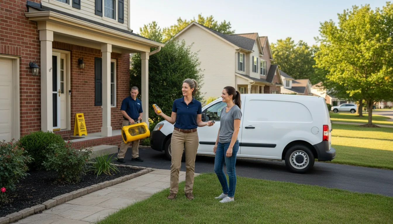 Water restoration image for Home Water Damage Repair in Luxemburg, WI